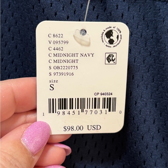 FP Movement Overtime Mesh Pants NWT size Small in Midnight Navy Track Pants - Picture 10 of 15